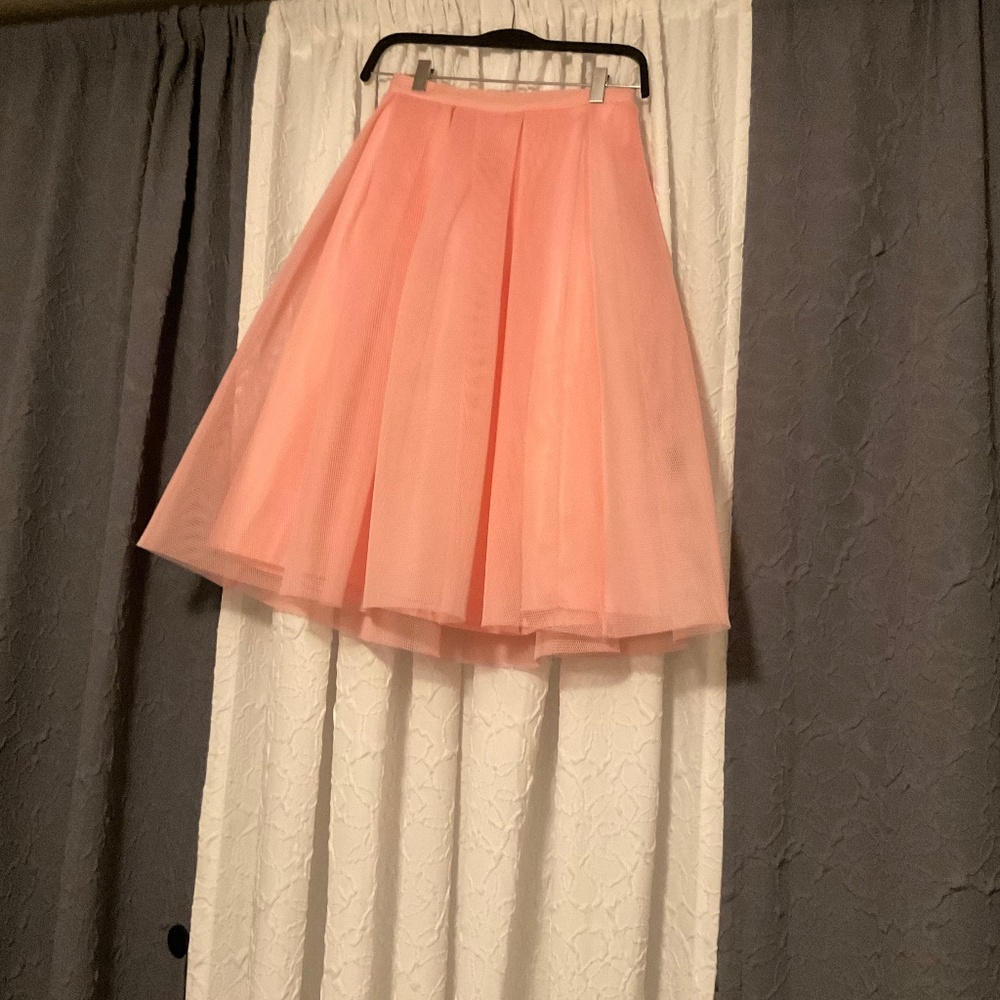 Maitai brand darling ballet inspired bubblegum pink midi poof skirt